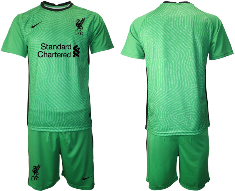 2021 Men Liverpool green goalkeeper soccer jerseys